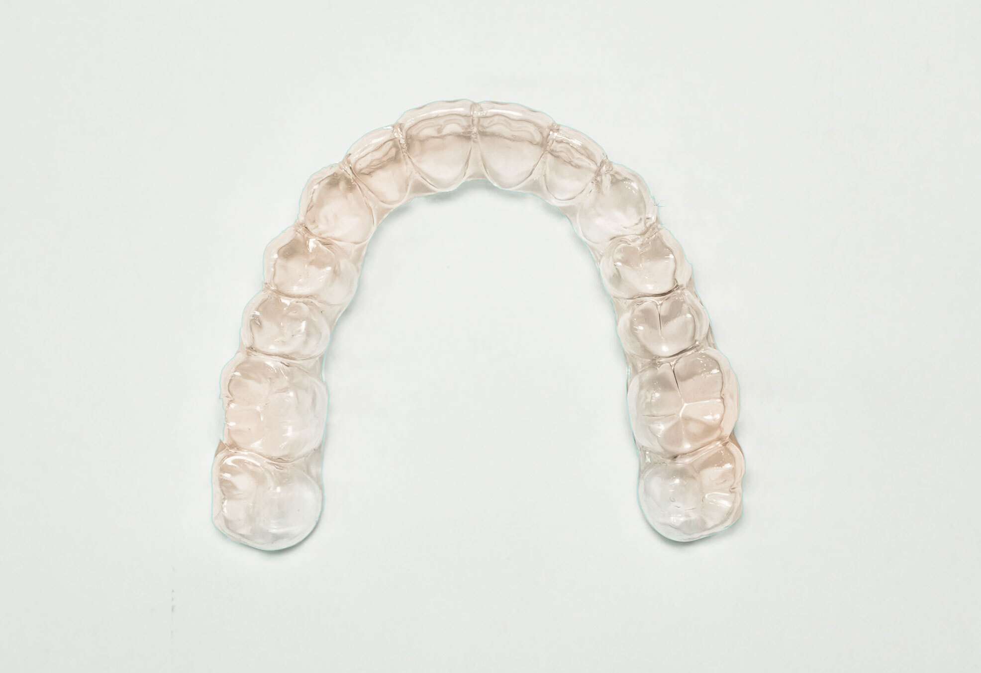 Other aligner after coffee stain test