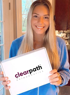 A smiling ClearPath patient