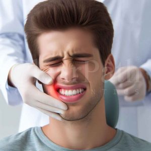 Overlapping teeth may cause severe teeth pain