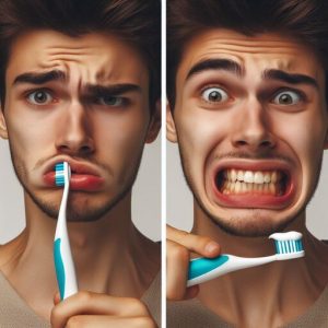 Brushing in most cases can remove mild to stains