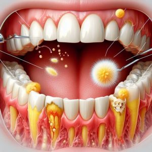 Plaque can lead to swollen gums