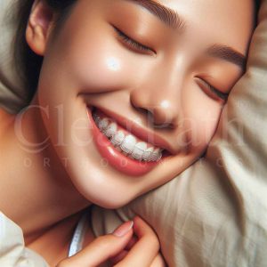 Clear Aligners need to be worn for upto 22 hours a day and in some cases, can be worn during sleeping.
