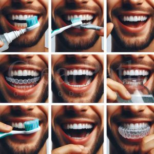 Oral hygiene has to be made a top priority before and after aligner use.