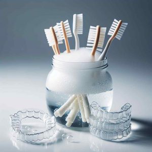 Orthodontic brushes are readily available throughout Pakistan.