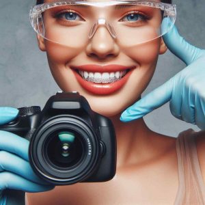 Flash photography and close range photography as a major concern for a person wearing clear aligners