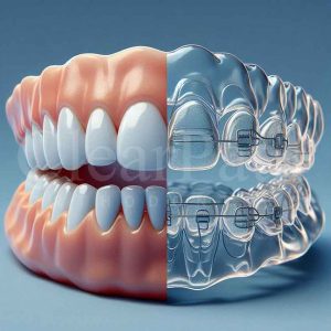 Retainers are used as a followup treatment after braces treatment.